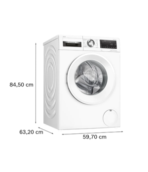 Bosch | Washing Machine | WGG254AMSN | Energy efficiency class A | Front loading | Washing capacity 10 kg | 1400 RPM | Depth 63 