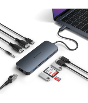 Hyper | HyperDrive Next 11 Port USB-C Hub | HD4006GL | Ethernet LAN (RJ-45) ports 1 | HDMI ports quantity 2 x 4K 60Hz