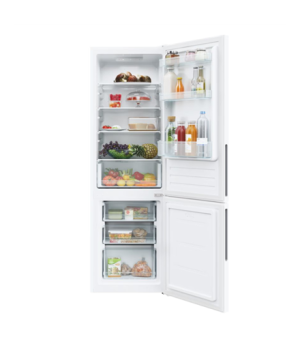 Candy | Refrigerator | CCT3L517EW | Energy efficiency class E | Free standing | Combi | Height 176 cm | Fridge net capacity 186 