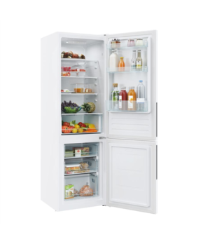 Candy | Refrigerator | CCT3L517EW | Energy efficiency class E | Free standing | Combi | Height 176 cm | Fridge net capacity 186 