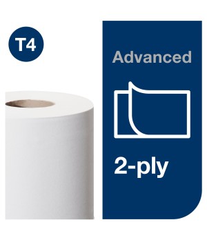 Tualetinis popierius TORK ADVANCED T4,110284, 2 sl., 10cmx34.72m, 24 vnt./pak.