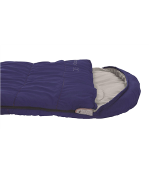 Easy Camp | Camp Moon 300 "L" | Sleeping Bag | 220 x 80 cm | 2 way open - auto lock, L-shape | Deep Blue