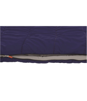 Easy Camp | Camp Moon 300 "L" | Sleeping Bag | 220 x 80 cm | 2 way open - auto lock, L-shape | Deep Blue