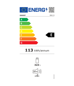 INDESIT | Refrigerator | SI6 2 S | Energy efficiency class E | Free standing | Larder | Height 167 cm | Fridge net capacity 323 