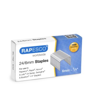 Sąsagėlės RAPESCO  24/6mm  (dėž. 1000 vnt)