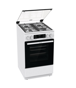 Gorenje | Cooker | GK5C61WF | Hob type Gas | Oven type Electric | White | Width 50 cm | Depth 59.4 cm | 62 L