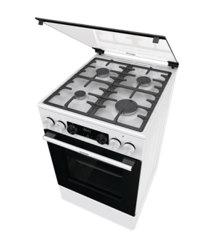 Gorenje | Cooker | GK5C61WF | Hob type Gas | Oven type Electric | White | Width 50 cm | Depth 59.4 cm | 62 L