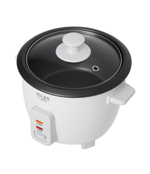 Adler Rice Cooker | AD 6418 | 300 W | 0.6 L | Number of programs 2 | White