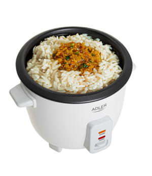 Adler Rice Cooker | AD 6418 | 300 W | 0.6 L | Number of programs 2 | White