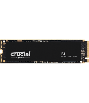 Crucial | SSD | P3 Plus | 500 GB | SSD form factor M.2 2280 | SSD interface PCIe NVMe Gen 3 | Read speed 3500 MB/s | Write speed