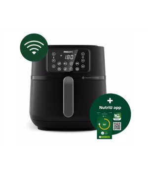 Philips | XXL Connected Air Fryer | HD9285/93 5000 Series | Power 2000 W | Capacity 7.2 L | Black