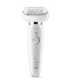 Braun Epilator | Silk-epil 9 Flex SES9001 | Operating time (max) 50 min | Number of power levels 2 | Wet & Dry | White