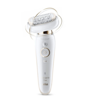 Braun Epilator | Silk-epil 9 Flex SES9001 | Operating time (max) 50 min | Number of power levels 2 | Wet & Dry | White