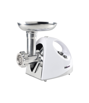 Tristar | VM-4210 Meat Grinder | White | 3 Stainless steel grinding plates, Aluminum grinder head, Aluminum hopper tray, Sausage