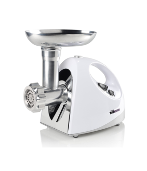 Tristar | VM-4210 Meat Grinder | White | 3 Stainless steel grinding plates, Aluminum grinder head, Aluminum hopper tray, Sausage