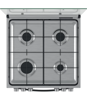 INDESIT Cooker | IS67G8CHX/E/1 | Hob type Gas | Oven type Electric | Stainless steel | Width 60 cm | Depth 60 cm | 73 L