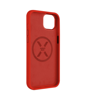 Fixed | MagFlow | Back cover | Apple | iPhone 15 | Liquid silicon | Red