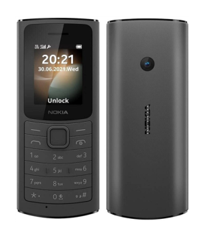 Nokia | 105 | Charcoal | 1.8 " | TFT LCD | 0 MB | Single SIM | 1000 mAh