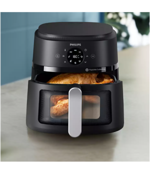 Philips NA231/00 Airfryer, 1700 W, Pan volume 6.2 L, Black, Silver | Philips Airfryer | NA231/00 | Power 1700 W | Capacity 6.2 L