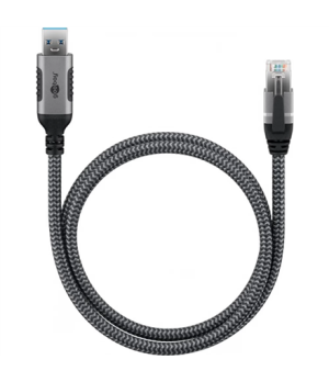 Goobay USB-A 3.0 to RJ45 Ethernet Cable, 1 m | 70299