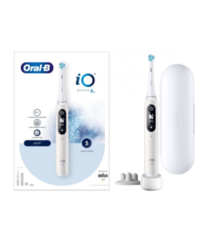 Oral-B Electric Toothbrush | iO6 | Rechargeable | For adults | Number of brush heads included 1 | Number of teeth brushing modes