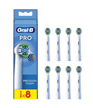 Oral-B | Precision Clean Brush Set | EB20RX-8 | Heads | For adults | Number of brush heads included 8 | White