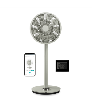 Duux | Fan with Battery Pack | Whisper Flex Smart | Stand Fan | Sage | Diameter 34 cm | Number of speeds 26 | Oscillation | Yes