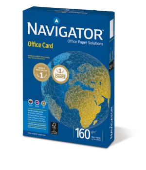 Biuro popierius NAVIGATOR OFFICE CARD, A4, 160 g/m2, 250 lapų