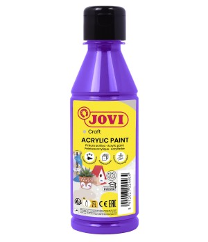 Akriliniai dažai JOVI, 250ml, violetinės sp.