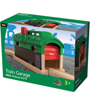 KO | Train Garage Game | 4080301-0150 | Green | Wooden