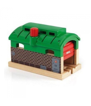 KO | Train Garage Game | 4080301-0150 | Green | Wooden