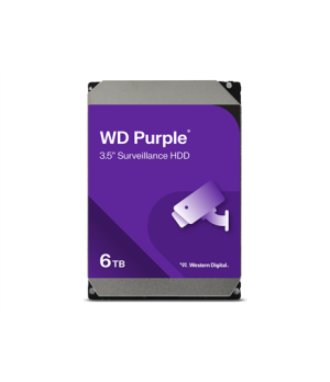 Western Digital | Hard Drive | Purple WD64PURZ | 5460 RPM | 6000 GB