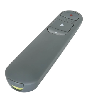 Targus EcoSmart Antimicrobial ControlPlus Wireless Presenter | Grey | Depth 23 mm | Height 131 mm | PCR | Width 37 mm