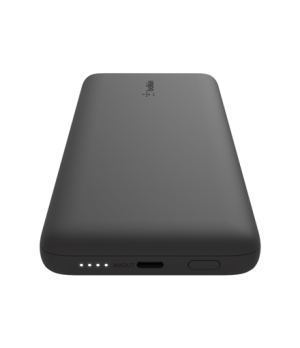 Belkin | BOOST CHARGE Plus Power Bank | 10000 mAh | Integrated LTG and USB-C cables | Black