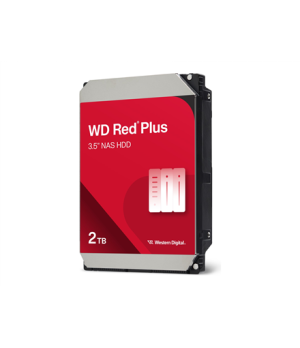 Western Digital | Red Plus NAS Hard Drive | WD20EFPX | 5400 RPM | 2000 GB | 64 MB