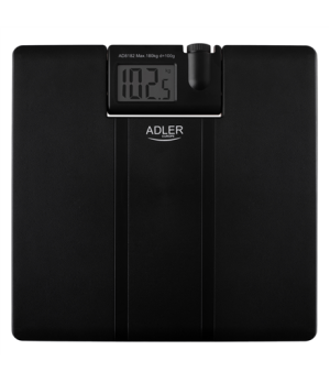 Adler | Bathroom Scale with Projector | AD 8182 | Maximum weight (capacity) 180 kg | Accuracy 100 g | Black