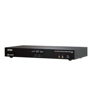 Aten CS1842-AT-G 2-Port True 4K HDMI Dual-View KVM Switch with Audio & USB 3.0 Hub | Aten