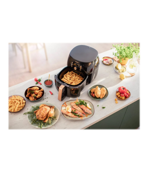 Philips | Premium Airfryer XXL | HD9867/90 | Power 2225 W | Capacity 7.3 L | Smart Sensing Technology | Black