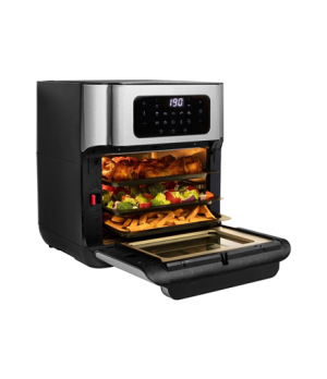 Princess | Aerofryer Oven | 182065 | Power 1500 W | Capacity 10 L | Black/Stainless Steel