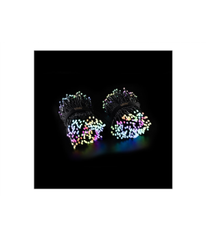 Twinkly|Strings Smart LED Lights 600 RGB (Multicolor), 48m, Black wire|RGB – 16M+ colors