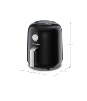 Sharp Air Fryer | AF-GS404AE-B | Power 1300 W | Capacity 4 L | Black