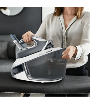 TEFAL Ironing System | SV8020E1 | 2200 W | 1.8 L | 6.6 bar | Vertical steam function | Calc-clean function | Grey/White