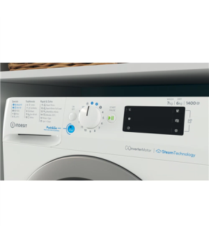 INDESIT | Washing machine with Dryer | BDE 76435 WSV EE | Energy efficiency class B/D | Front loading | Washing capacity 7 kg | 