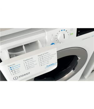 INDESIT | Washing machine with Dryer | BDE 76435 WSV EE | Energy efficiency class B/D | Front loading | Washing capacity 7 kg | 