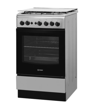 INDESIT Cooker | IS5G1PMX/E/1 | Hob type Gas | Oven type Gas | Stainless steel | Width 50 cm | Grilling | Depth 60 cm | 59 L