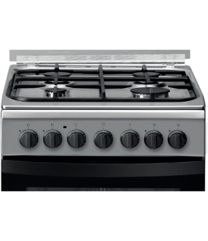 INDESIT Cooker | IS5G5PHX/E/1 | Hob type Gas | Oven type Electric | Stainless steel | Width 50 cm | Grilling | Depth 60 cm | 60 