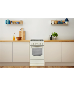 INDESIT Cooker | IS5G8MHJ/E/1 | Hob type Gas | Oven type Electric | Jasmine | Width 50 cm | Grilling | Depth 60 cm | 60 L