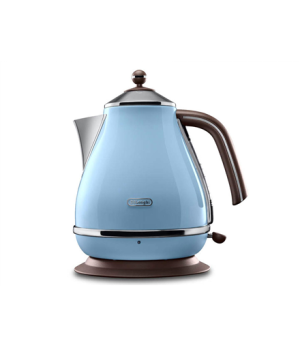 Delonghi | Kettle | KBOV 2001.AZ | Standard | 2000 W | 1.7 L | Stainless steel | 360° rotational base | Azure