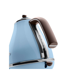 Delonghi | Kettle | KBOV 2001.AZ | Standard | 2000 W | 1.7 L | Stainless steel | 360° rotational base | Azure