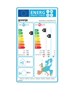 Gorenje | Air Conditioner, Outdoor unit | 20003668 REA35IN KC